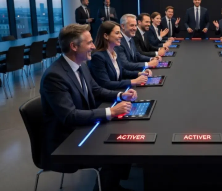 Ambiance blackjack chic pour un événement d’entreprise