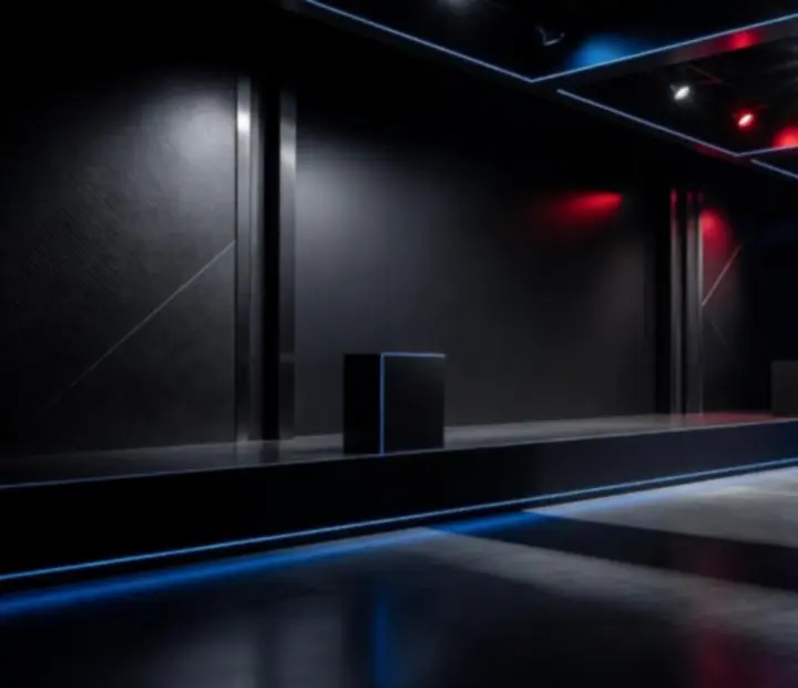 Décors lumineux et ambiance premium pour un événement d’entreprise