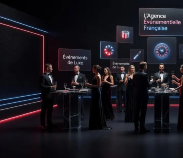 Ambiance lumineuse d'une soirée événementielle premium Provelisse