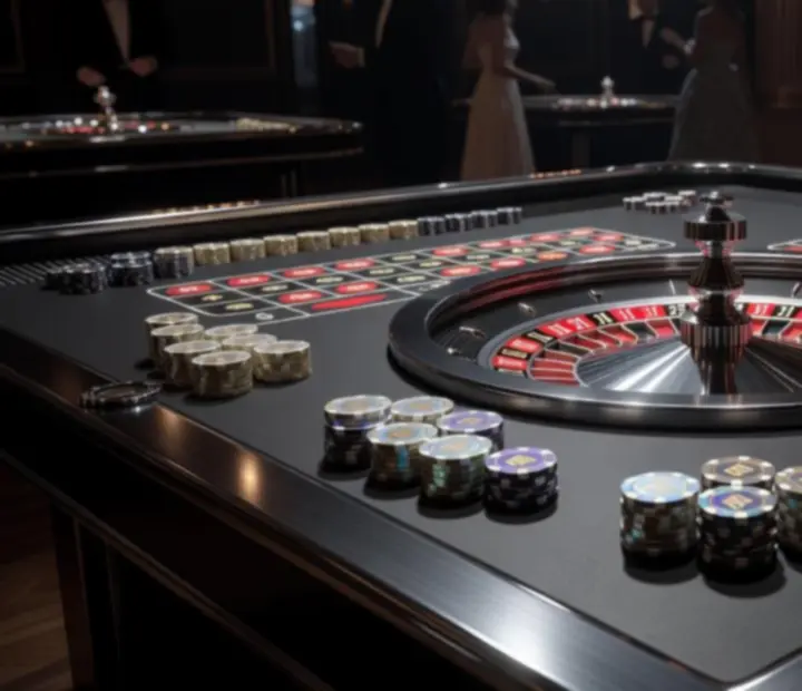 Table de roulette événementielle haut de gamme installée par Provelisse